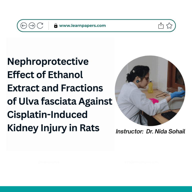 Nephroprotective Effect of Ethanol Extract and Fractions of Ulva fasciata Against Cisplatin-Induced Kidney Injury in Rats